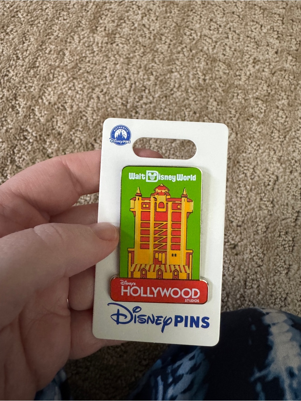 2025 Disney Parks Walt Disney World Hollywood Studios Pin Tower Terror